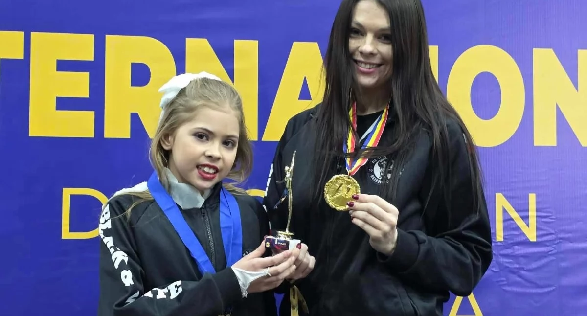 Luiza i Daria Just z medalami podczas Otwartych Międzynarodowych Mistrzostw Mołdawii