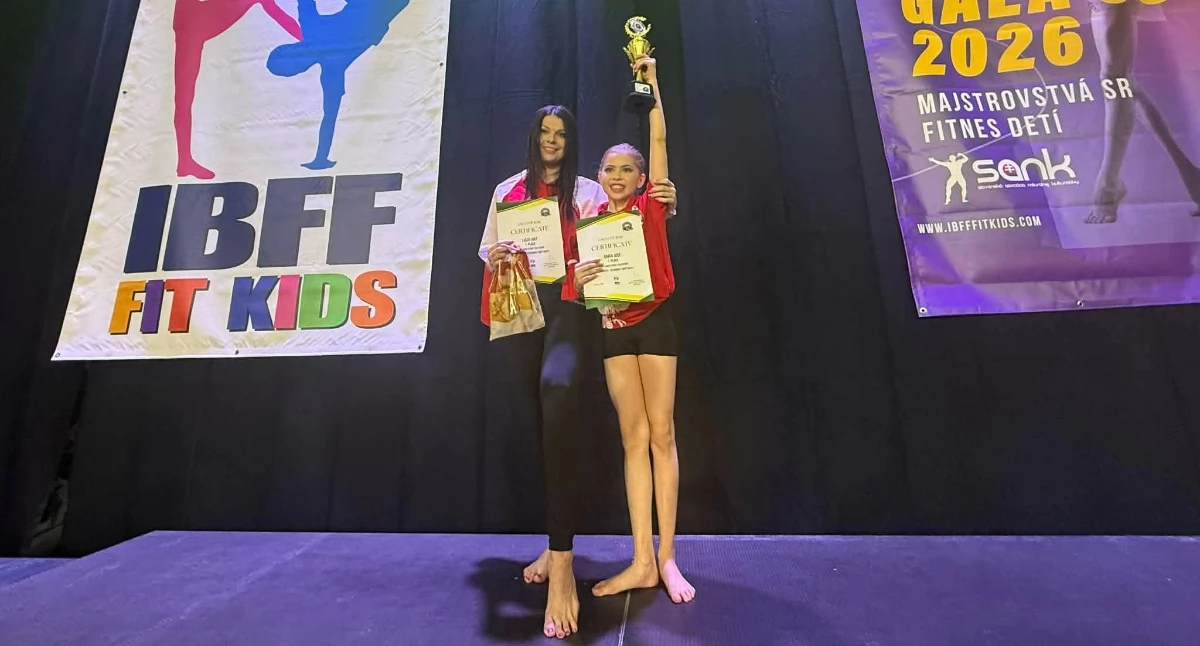 Luiza i Daria Just z medalami na międzynarodowych zawodach w Słowacji