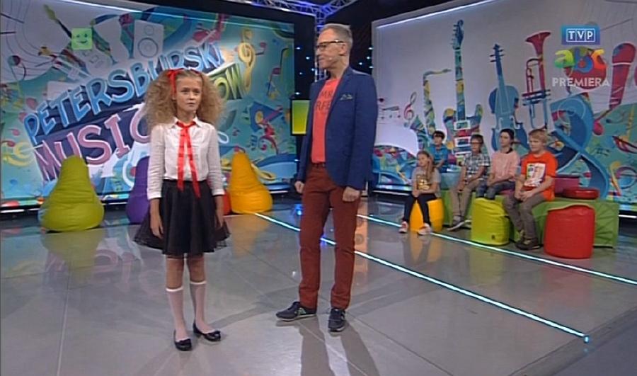 Kraśniczanka Julia Chmielarska na Scenie Talentów programu Petersburski Music Show