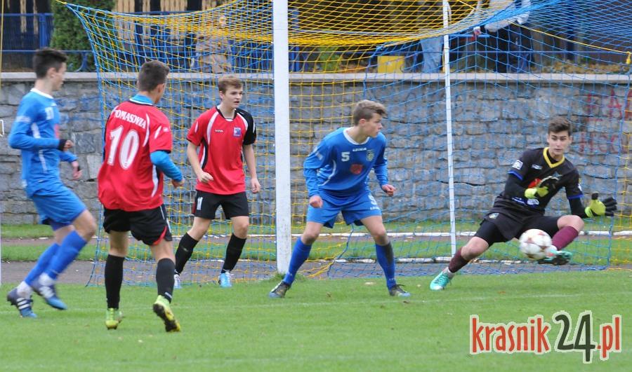 Runda jesienna niezła, ale ostatni mecz... Stal Kraśnik (juniorzy) - Tomasovia Tomaszów Lubelski 3:5 FOTO