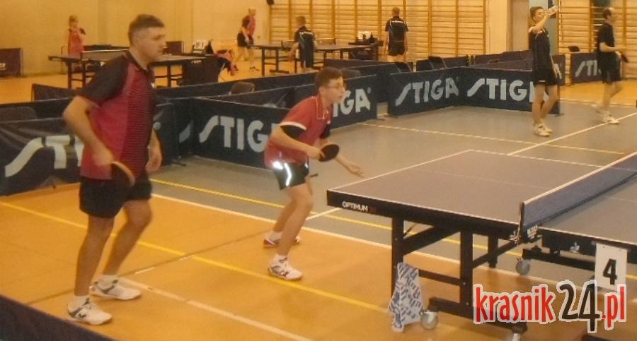 Artur i Marcel Domańscy na Ogólnopolskim Rodzinnym Turnieju Tenisa Stołowego
