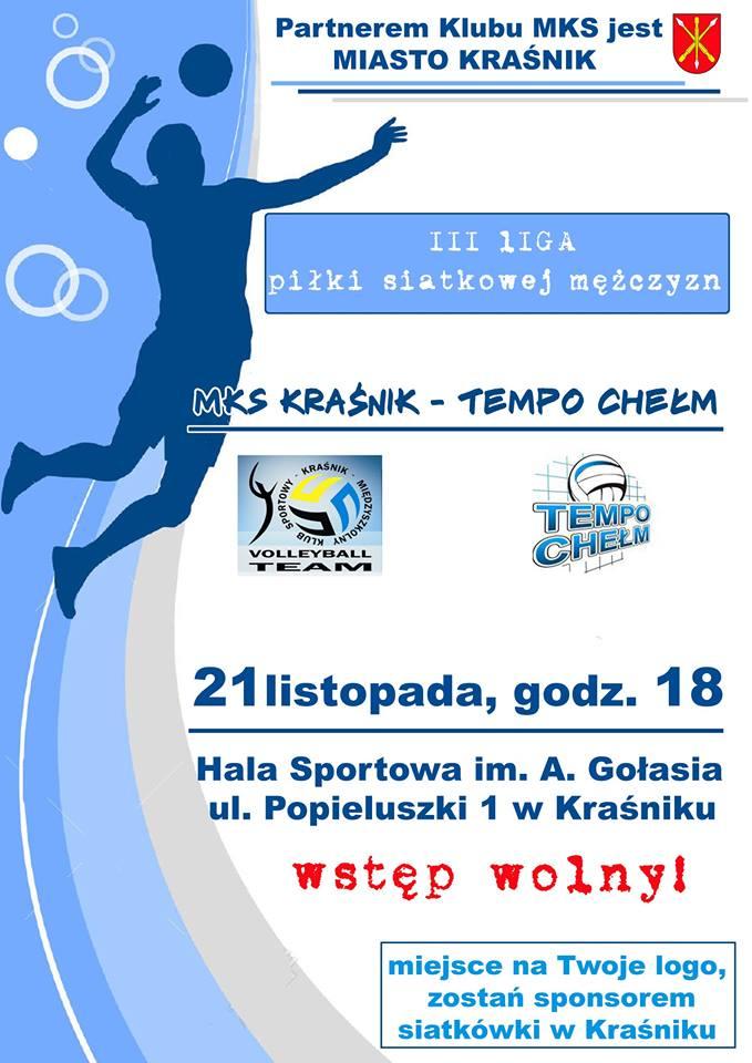 III liga siatkówki. MKS - Tempo Chełm