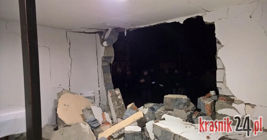 Księżomierz: Wpadł w poślizg i wjechał w budynek