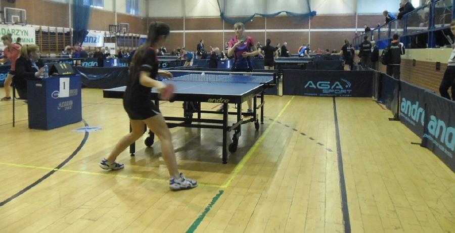 Monika Zdyb na III Grand Prix Polski Juniorów w tenisie stołowym