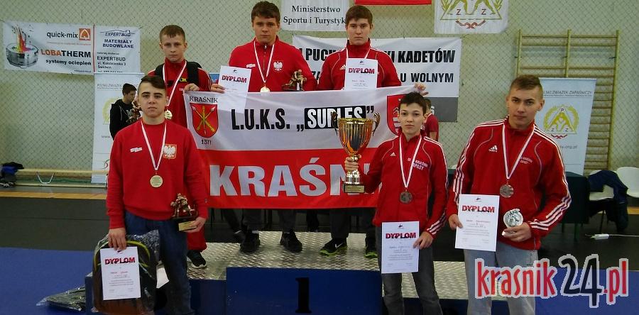 Zapasy: Trzy złote medale w Pucharze Polski Kadetów i szanse na powołania do kadry na ME
