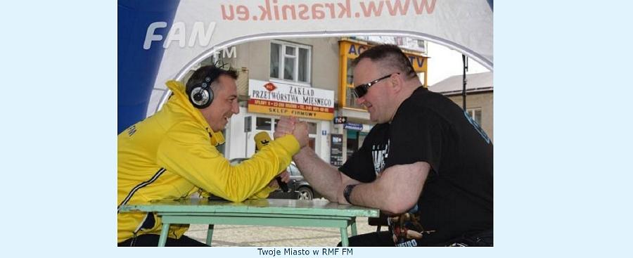 Olimpijczyk Jerzy Nieć kontra redaktor Krzysztof Kot, czyli RMF FM w Kraśniku. Wideo