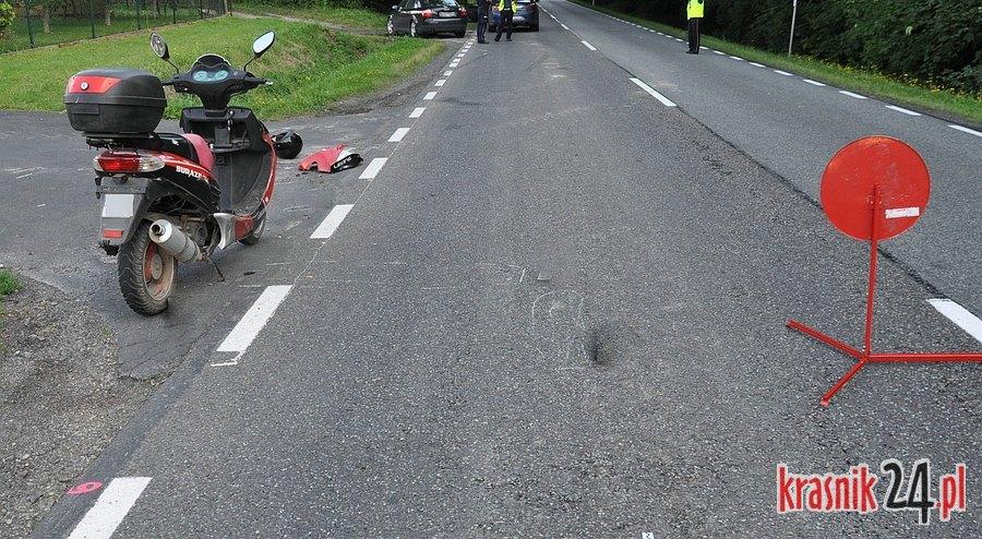 Motocyklowy poniedziałek na drodze. Dwa zdarzenia jedno po drugim