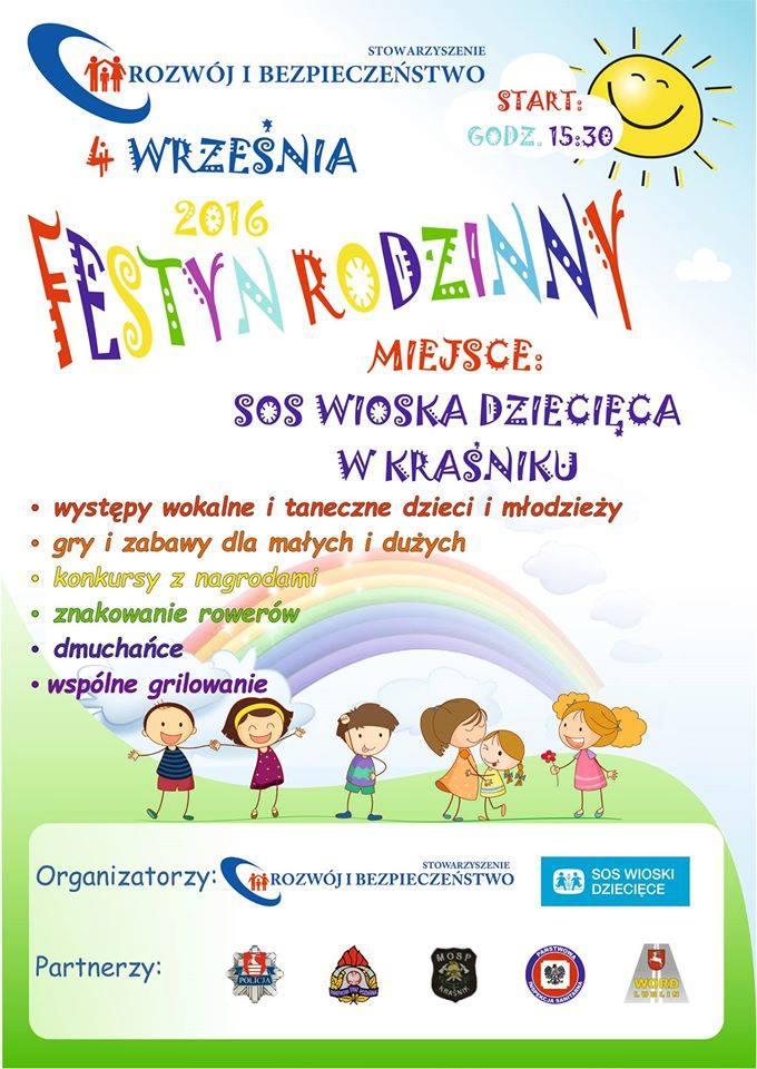 RiB i Wioska Dziecięca zapraszają na Festyn Rodzinny