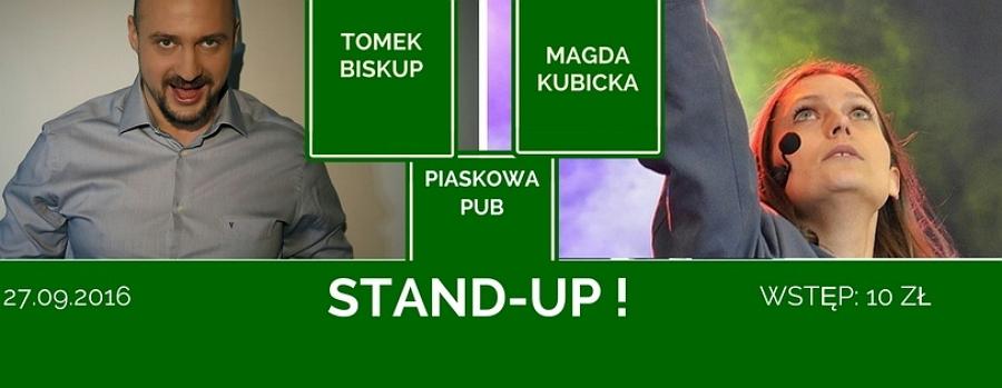 Magda Kubicka i Tomasz Biskup, czyli stand-up w Piaskowa Pub