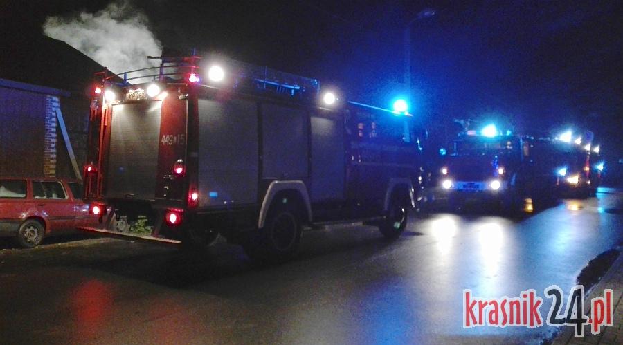 Gm. Kraśnik. Budynki gospodarcze stanęły w ogniu