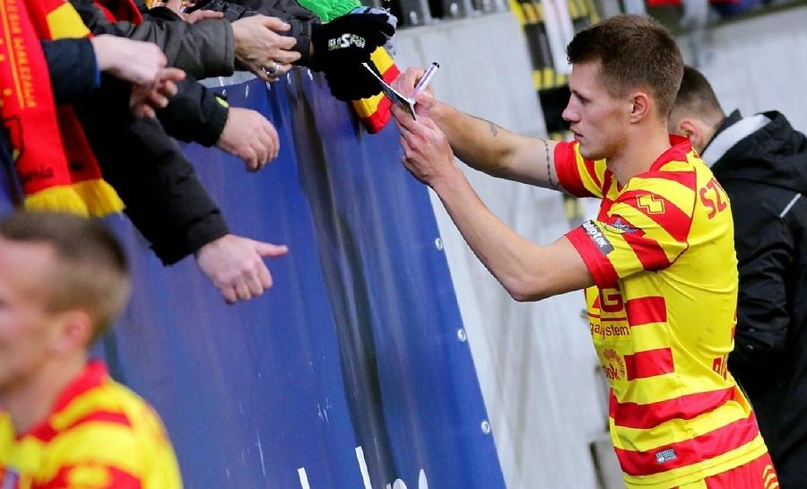 Damian Szymański w reprezentacji Polski U 21 na mecz z Niemcami
