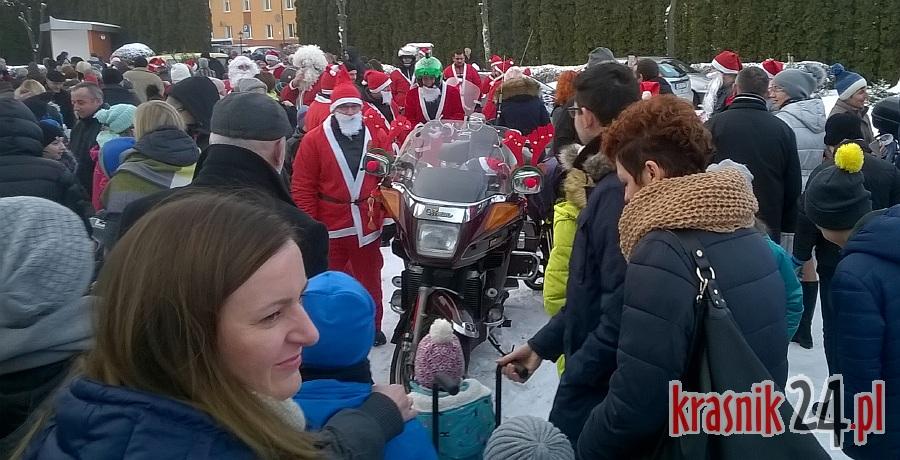 Moto Mikołaje przejechali przez Kraśnik. Foto