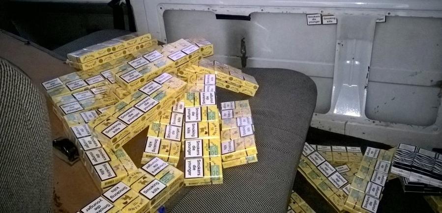 Kierowca z Ukrainy przewoził nielegalne papierosy