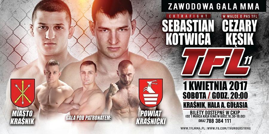 Gala MMA Thunderstrike Fight League 11 w Kraśniku