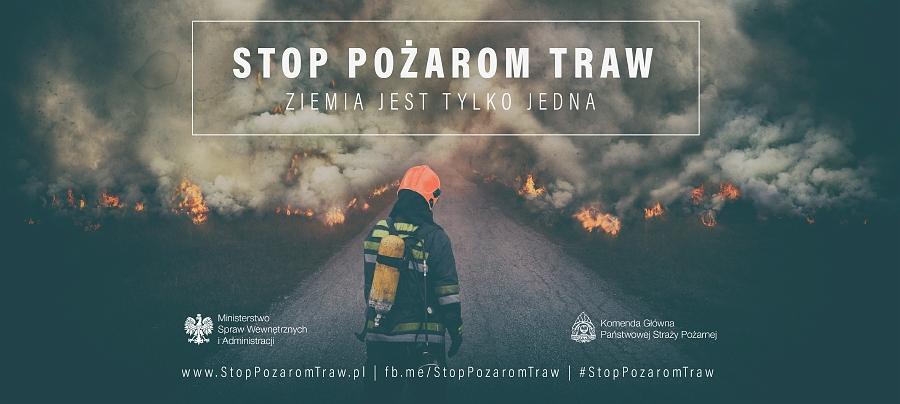 Akcja stop pożarom traw!