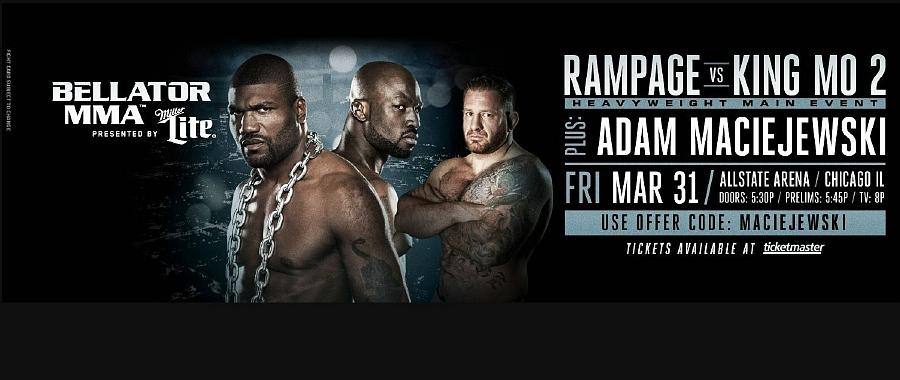 MMA: Adam Maciejewski twarzą w twarz z rywalem przed Bellator 175. Wideo