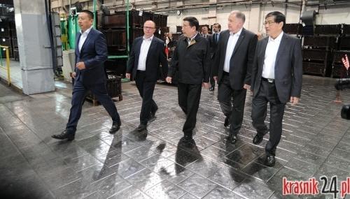 Wei Miao, minister przemysłu i informatyki Chin, odwiedził kraśnicką FŁT