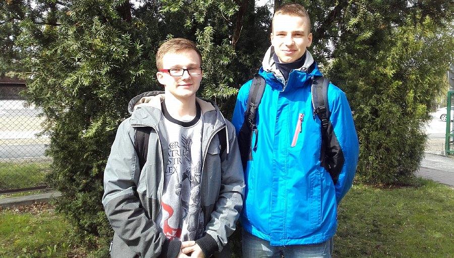 Adrian Grządka i Michał Żaba z PG 2 wiedzę o Austrii mają w małym palcu