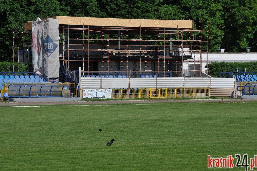 Kraśnicki stadion się zmienia