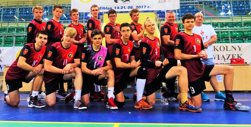 IX miejsce siatkarzy z kraśnickiego PG nr 1 na Mistrzostwach Polski w Elblągu
