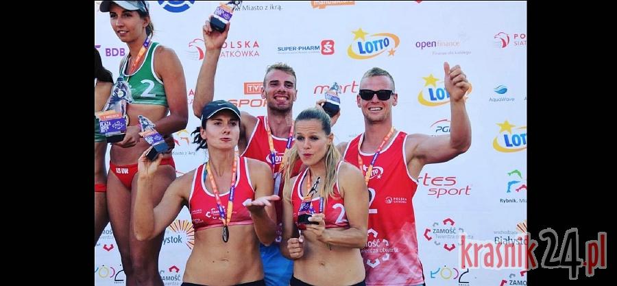 Siatkówka Plażowa: Jakub Czubiński na podium Plaża Open w Zamościu
