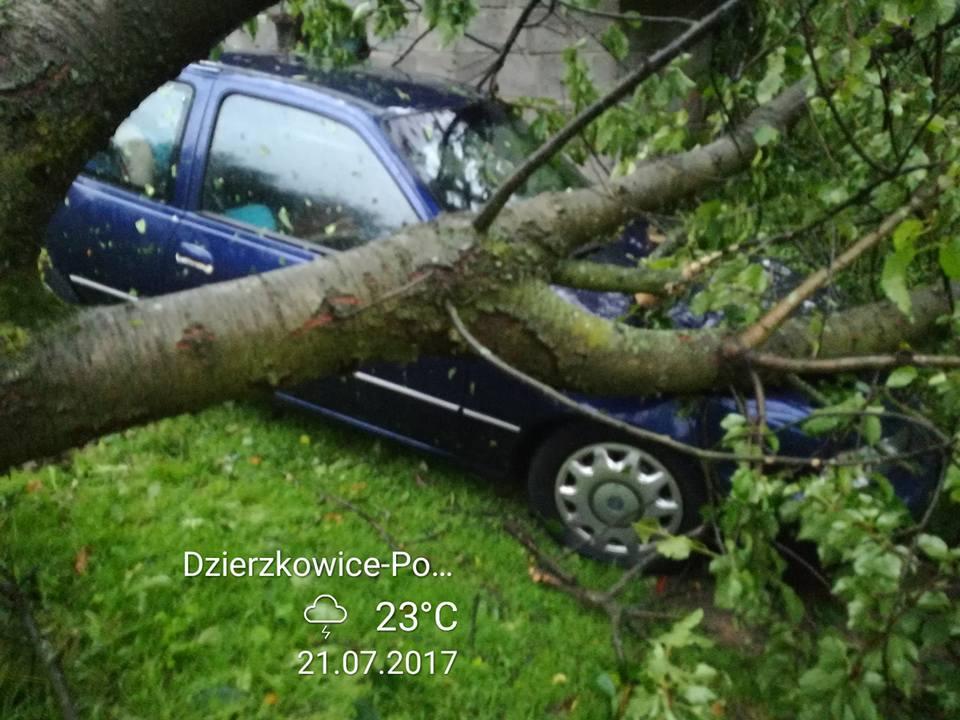 Kolejna burza w powiecie. Grad, wiatr i deszcz wyrządziły wielkie szkody