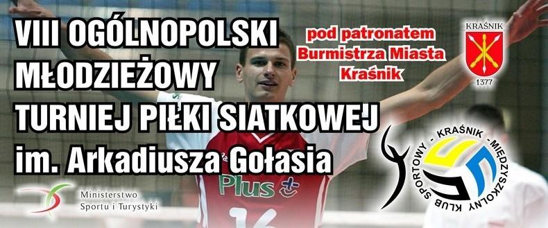 VIII Ogólnopolski Młodzieżowy Turniej Piłki Siatkowej im. Arkadiusza Gołasia