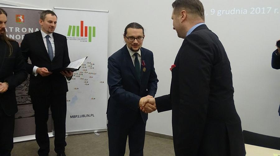 Dominik Szulc odznaczony brązowym krzyżem zasługi