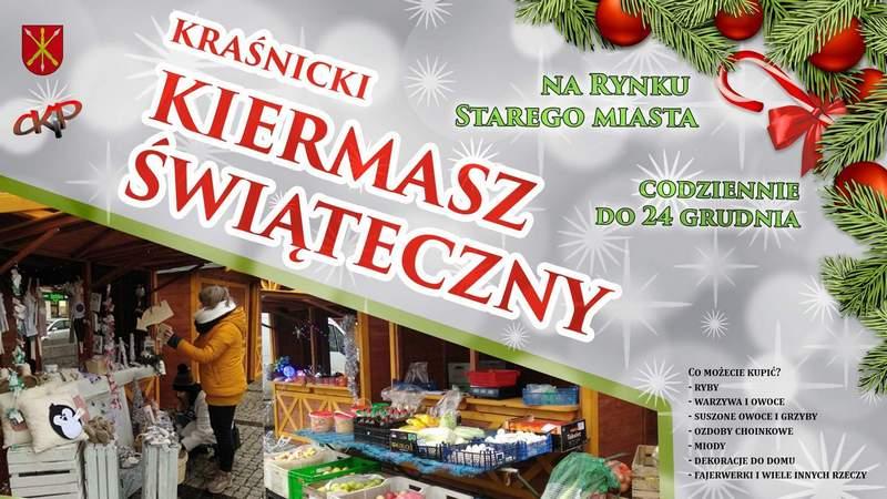 Zapraszamy na kiermasz świąteczny na rynku