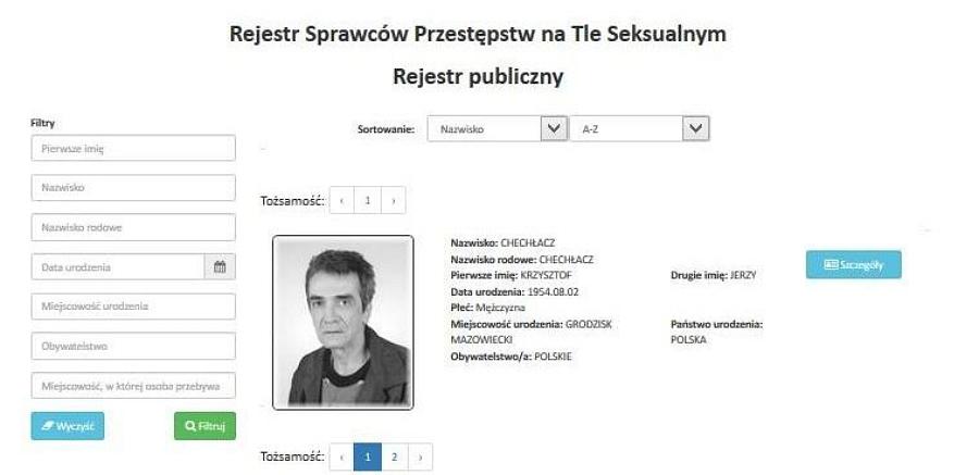 Rejestr przestępców na tle seksualnym już dostępny dla każdego. Na liście także kraśniczanin