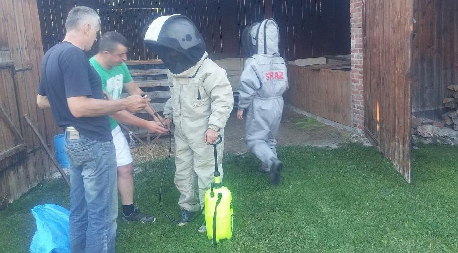 Annopolscy i gościeradowscy strażacy kontra osy i szerszenie