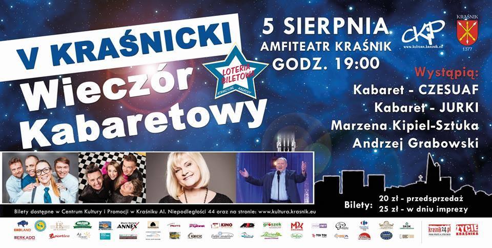 Kraśnicki Wieczór Kabaretowy tuż, tuż. Pierwsze trzy bilety rozdane, mamy jeszcze dwa