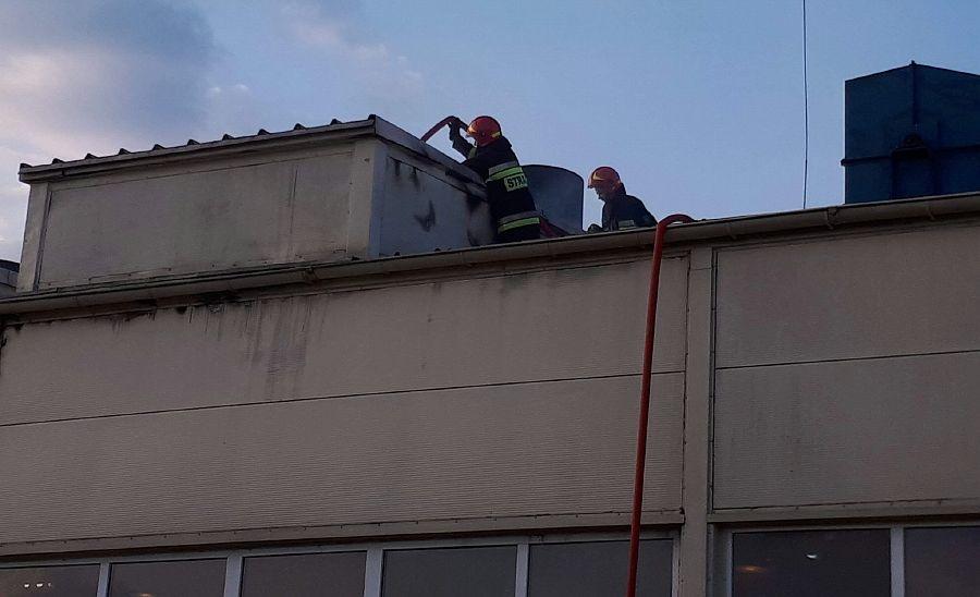 Annopol. Pożar w przetwórni owoców