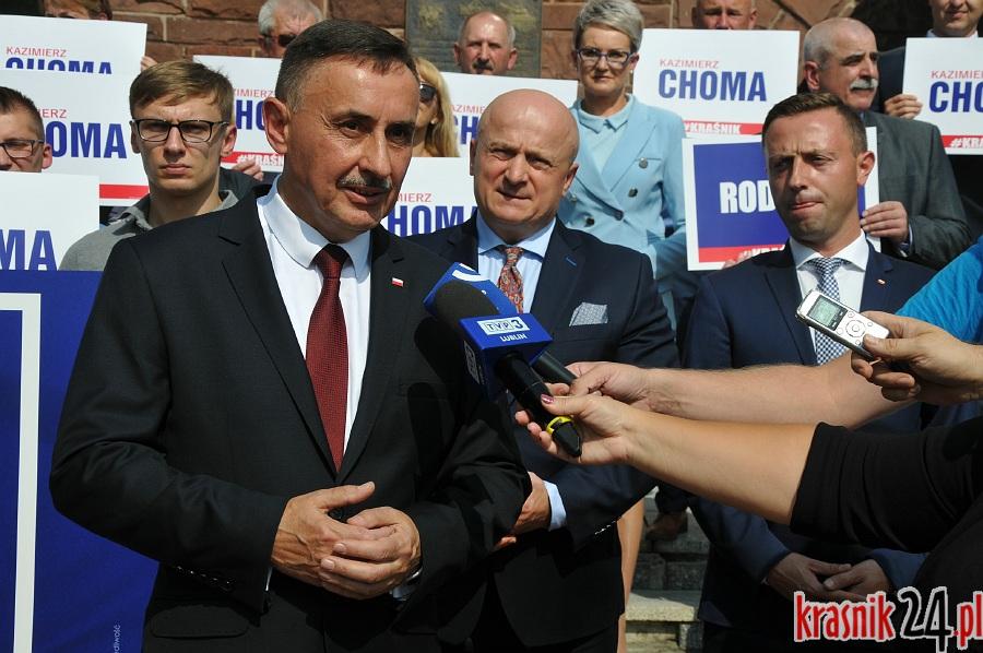 Kazimierz Choma przedstawił swój program dla Kraśniczan