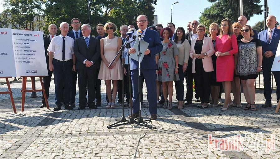Przedstawieni kandydaci KWW Porozumienie i Rozwój na radnych Rady Miasta Kraśnik i program wyborczy
