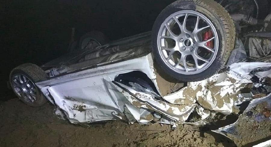 Olbięcin – Trzydnik Duży. Dachowanie samochodu z 5 osobami w środku