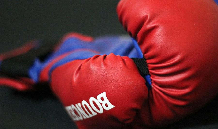 Maksymilian Mikołajczak walczył w Barbórkowym Meczu Bokserskim
