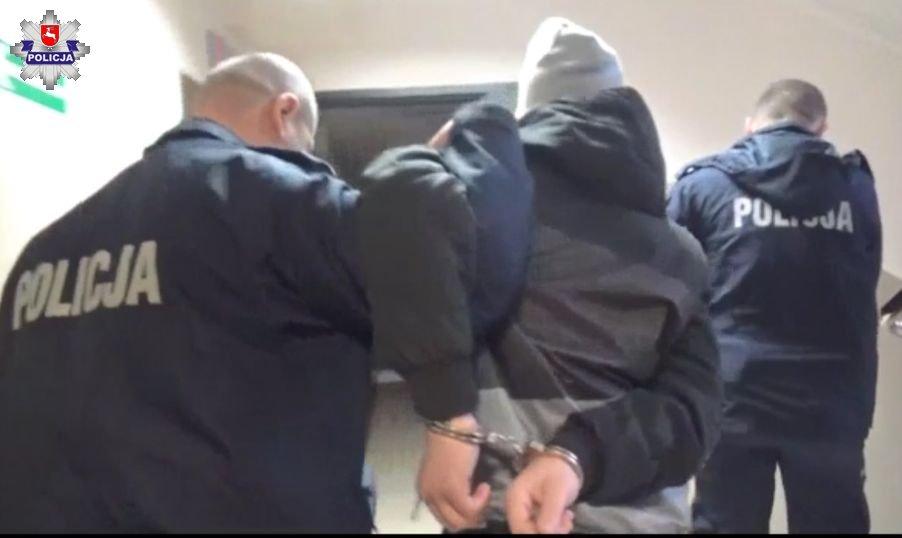 Poszukiwany 8 listami gończymi mieszkaniec gminy Wilkołaz zatrzymany