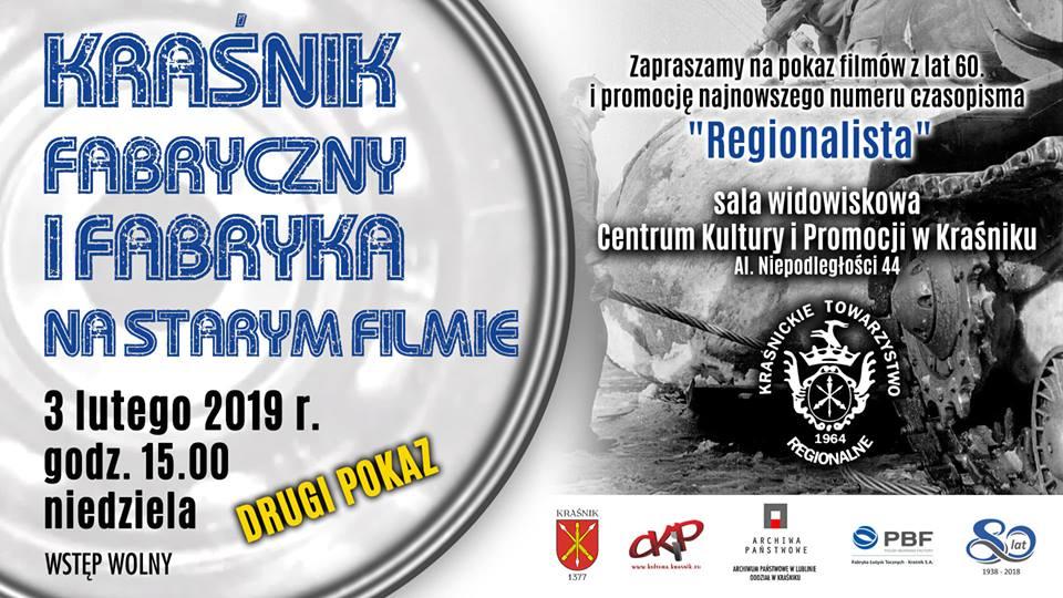 Kraśnik Fabryczny i Fabryka na starym filmie
