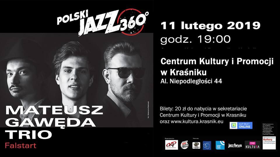 Kolejne spotkanie z jazzem. Koncert Mateusz Gawęda Trio