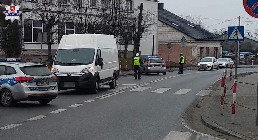 Potrącenie na przejściu dla pieszych