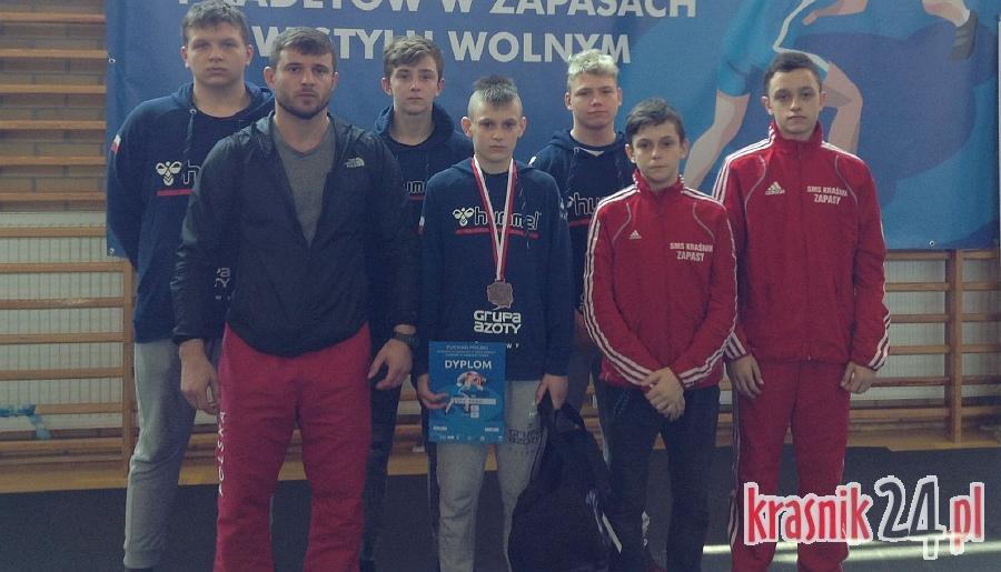 Zapasy. Jakub Michalak na podium II Pucharu Polski Kadetów