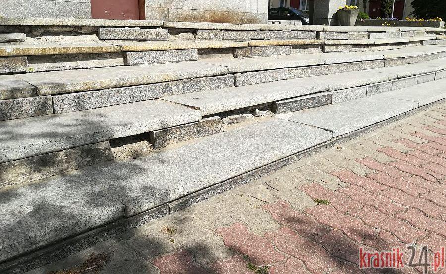 Schody przy USC zostaną odnowione
