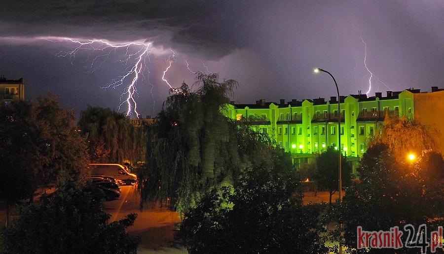Lipcowa burza nad Kraśnikiem