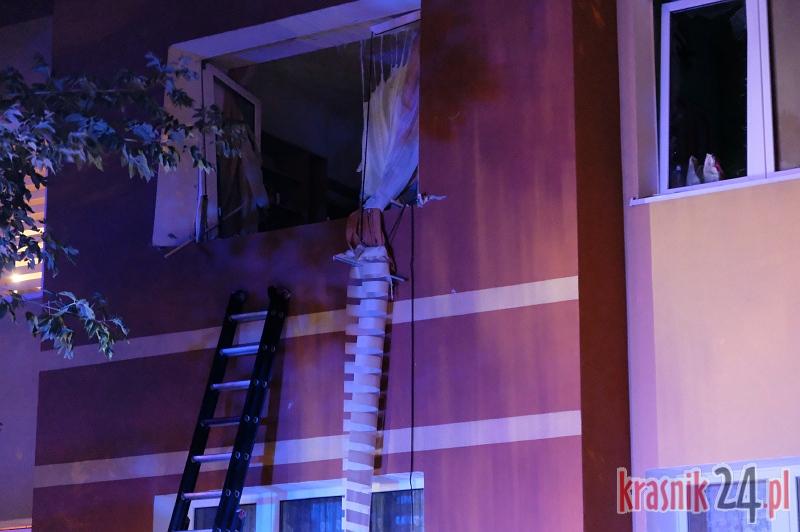 Wybuch gazu w kuchni na ul. Krasińskiego. Lokator mieszkania nie odniósł większych obrażeń