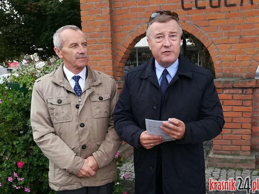 Kampania wyborcza. Krzysztof Babisz ze wsparciem od Krzysztofa Kamińskiego