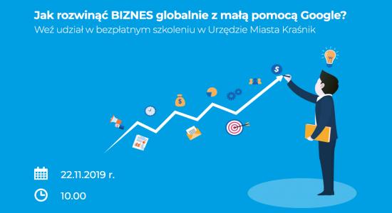 Darmowe szkolenie biznesowe w Kraśniku. Poprowadzą je eksperci z Google