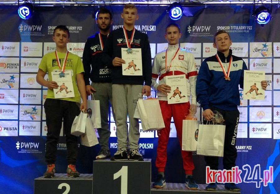 Eryk Michalak mistrzem Polski młodzików w zapasach