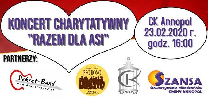 Koncert Charytatywny „Razem dla Asi”