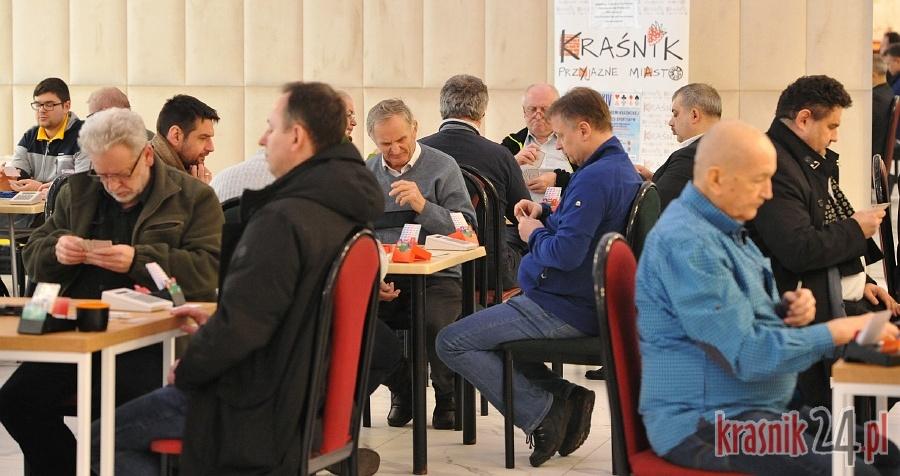 Brydżyści zagrali na turnieju w Kraśniku